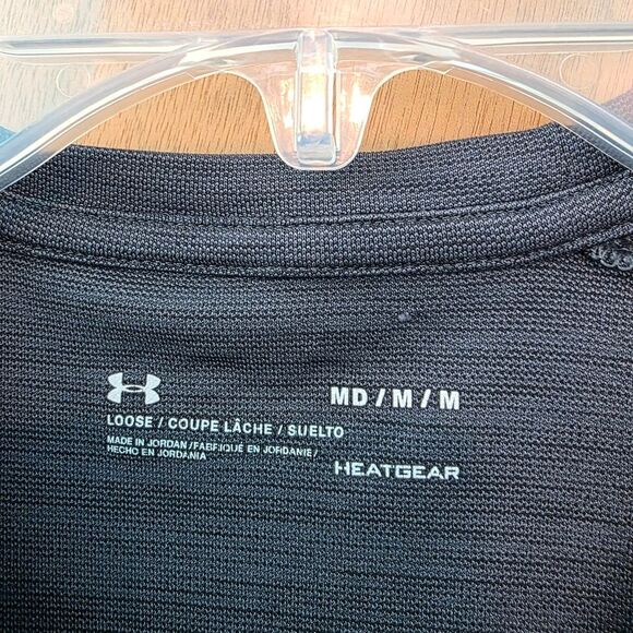 Under Armour Gray Short Sleeve Performance Tee Mens M - Picture 3 of 3